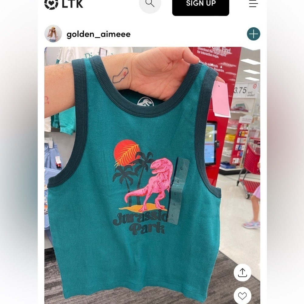 Jurassic Park Women's Graphic Tank
Top Green new - Picture 2 of 5